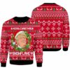 Trump Merry Christmas Snowflake Ugly Christmas Sweater