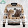 Two Cats Talking Meme Christmas Ugly Sweater