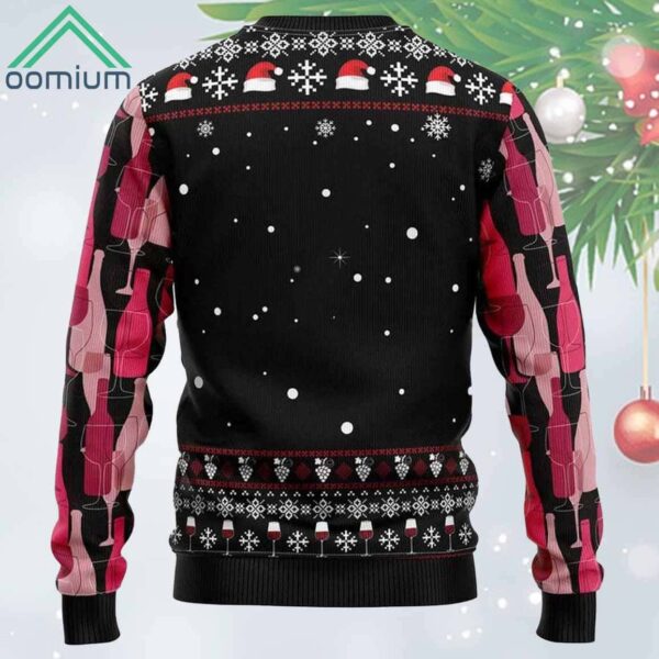 Wine Red Christmas Ugly Christmas Sweater 1