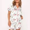 Womens Dachshund Cute Dog Pajama Set 1