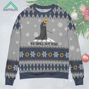 You Shall Not Pass Ugly Christmas Sweater