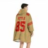 49ers 85 Kitile Football Unisex Blanket Hoodie