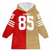 49ers Kitile 85 Football Unisex Blanket Hoodie