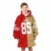 49ers Kitile 85 Football Unisex Blanket Hoodie