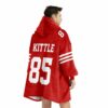 49r They Not Like Us Kittle 85 Football Unisex Blanket Hoodie