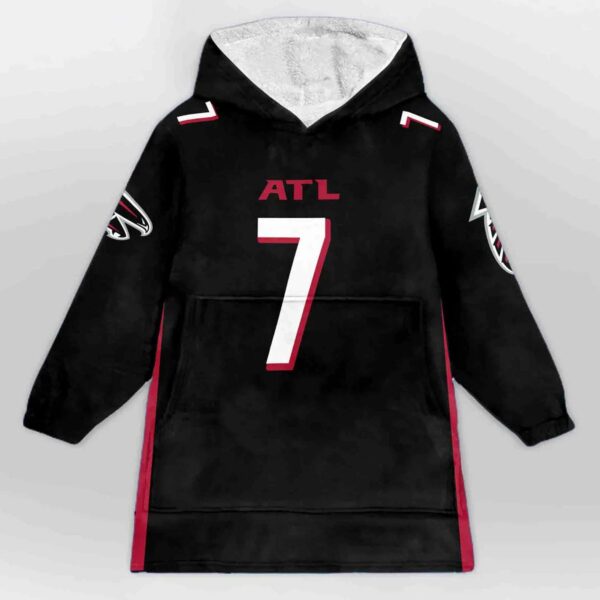 Atl 7 Robinson Football Unisex Blanket Hoodie 1