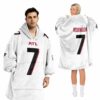 Atl Robinson 7 Football Unisex Blanket Hoodie