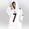 Atl Robinson 7 Football Unisex Blanket Hoodie