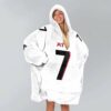 Atl Robinson 7 Football Unisex Blanket Hoodie