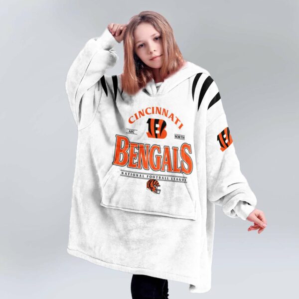 Bengals 9 Football Unisex Blanket Hoodie