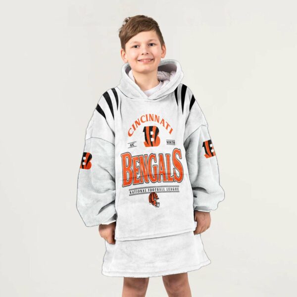 Bengals 9 Football Unisex Blanket Hoodie