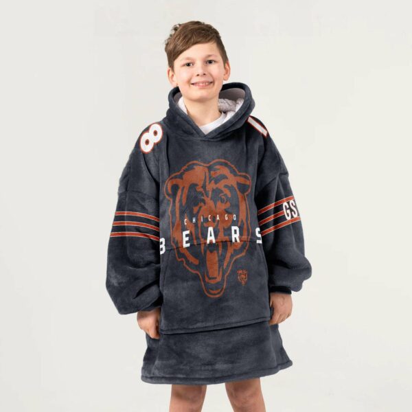 Bears Williams 18 Football Unisex Blanket Hoodie