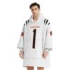 Bengals Football Chase 1 Unisex Blanket Hoodie 5