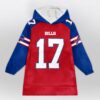 Bills 17 Allen Football Unisex Blanket Hoodie