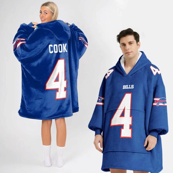 Bills 4 Cook Football Unisex Blanket Hoodie