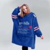 Bills Allen 17 Football Unisex Blanket Hoodie