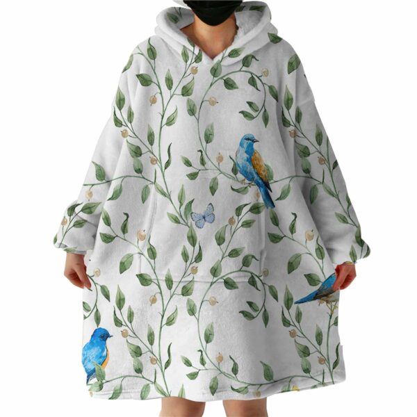 Birds Blanket Hoodie