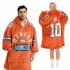 Broncos Nix Football Unisex Blanket Hoodie 2