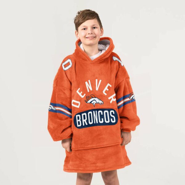 Broncos Nix Football Unisex Blanket Hoodie