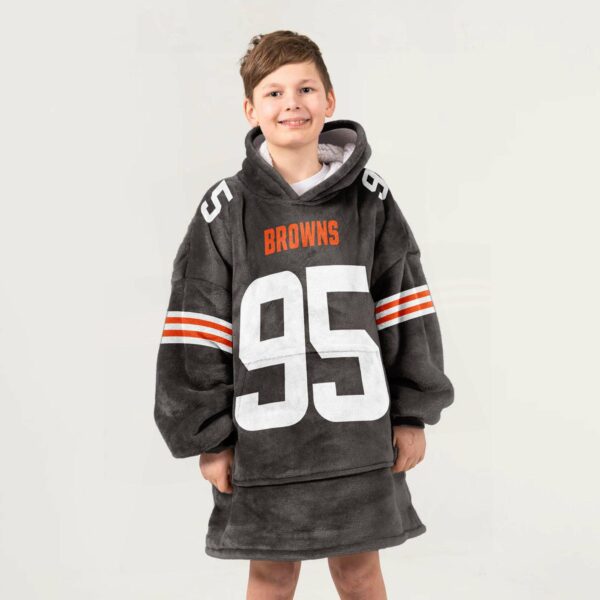 Browns Garrett 95 Football Unisex Blanket Hoodie