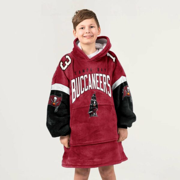 Buccaneers 13 Evans Football Blanket Hoodie