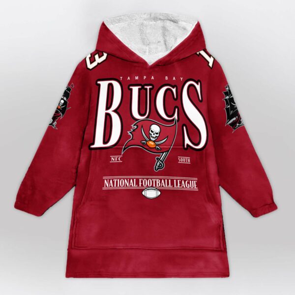 Buccaneers Evans 13 Football Unisex Blanket Hoodie 1