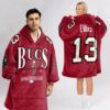 Buccaneers Evans 13 Football Unisex Blanket Hoodie