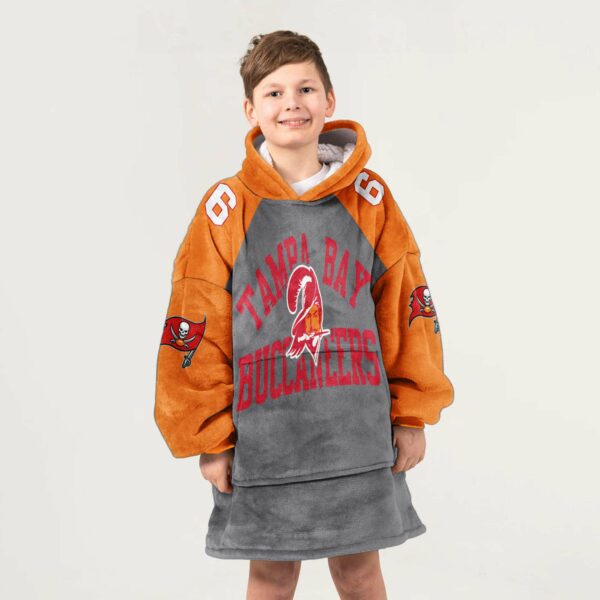 Buccaneers 6 Mayfield 6 Football Unisex Blanket Hoodie