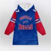 Buffalo Football 17 Unisex Blanket Hoodie 1