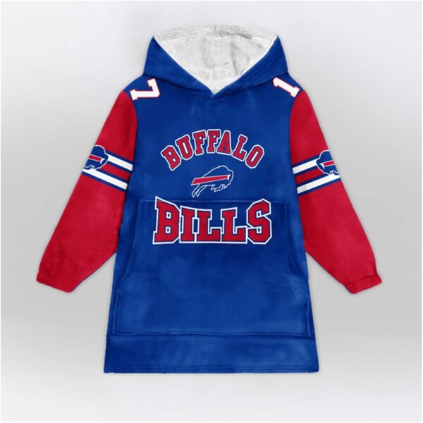 Buffalo Football 17 Unisex Blanket Hoodie 1