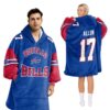 Buffalo Football 17 Unisex Blanket Hoodie