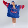 Buffalo Football 17 Unisex Blanket Hoodie 4