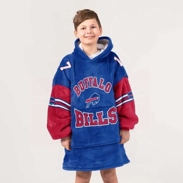 Buffalo Football 17 Unisex Blanket Hoodie 5