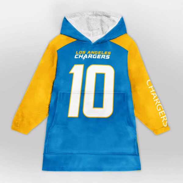 Chargers Football Unisex Blanket Hoodie