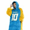 Chargers Football Unisex Blanket Hoodie