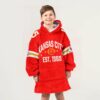 Chiefs Est 1960 Football Unisex Blanket Hoodie