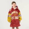 Chiefs Est 1960 Mahomes 15 Football Unisex Blanket Hoodie 2