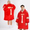 Chiefs Football 1 Unisex Blanket Hoodie