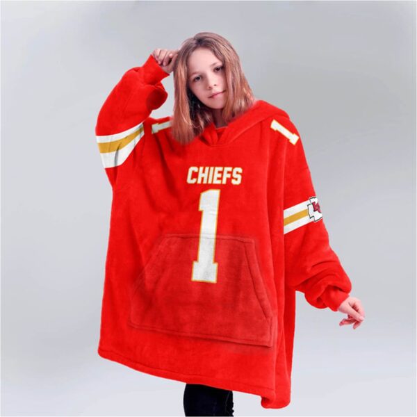 Chiefs Football 1 Unisex Blanket Hoodie 2