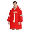 Chiefs Football 1 Unisex Blanket Hoodie 5