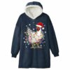 Christmas Santa Chicken Blanket Hoodie