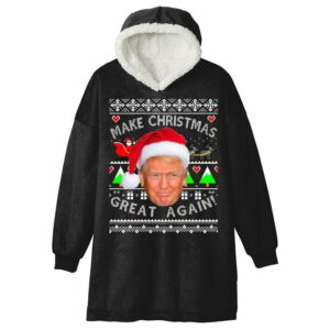 Christmas Trump Make Christmas Great Again Blanket Hoodie