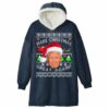 Christmas Trump Make Christmas Great Again Blanket Hoodie