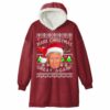 Christmas Trump Make Christmas Great Again Blanket Hoodie