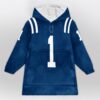 Colts Downs 1 Football Unisex Blanket Hoodie