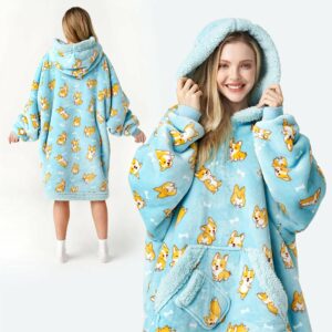 Corgi Wearable Blanket Hoodie