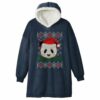 Cute Santa Panda Blanket Hoodie