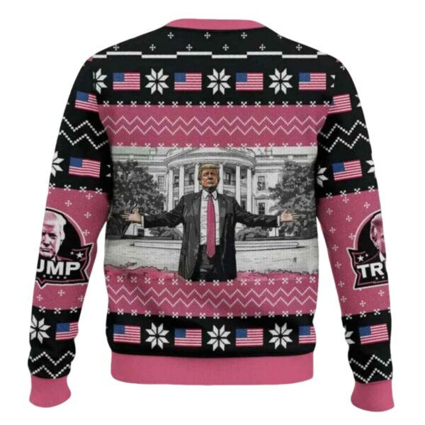 Daddys Home Trump Christmas Ugly Christmas Sweater 1