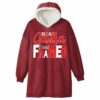 Dear Santa I Was Framed Blanket Hoodie