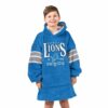 Detroit Goff 16 Football Unisex Blanket Hoodie